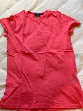 Polo Ralph Lauren Washed Cotton Tshirt - Coral - M